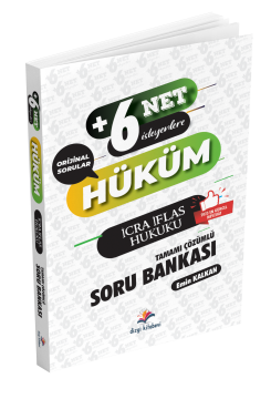 Dizgi Kitap Hüküm +6 Net İsteyenlere İcra İflas Hukuku Tamamı Çözümlü Soru Bankası 2023