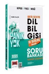 Yargı Yayınları 2025 KPSS YKS MSÜ Tamamı Çözümlü Panik Yok Orta Seviye Dil Bilgisi Soru Bankası (10 Deneme İlaveli) Yamin Yalçın