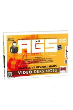 MEB-AGS Anayasa ve Mevzuat Bilgisi Video Ders Notu Yargı Yayınları