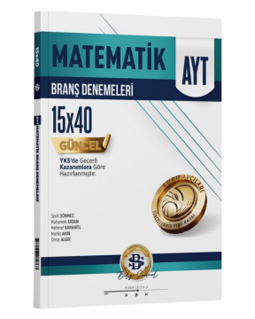Bilgi Sarmal Yayınları AYT Matematik 15 x 40 Branş Denemeleri