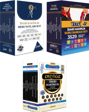 2026 ÇSA İdari Hakimlik Ders Notu Seti & İdari Hakimlik Soru Bankası Seti & Orijinal İdari Hakimlik Çıkmış Soru Bankası Seti Yetki Yayınları