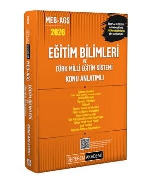 2026 MEB AGS Eğitim Bilimleri ve Türk Milli Eğitim Sistemi Konu Anlatımlı Pegem Yayınları