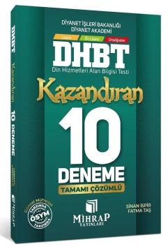 Mihrap DHBT Tüm Adaylar Kazandıran 10 Deneme - Sinan İspir Mihrap Yayınları