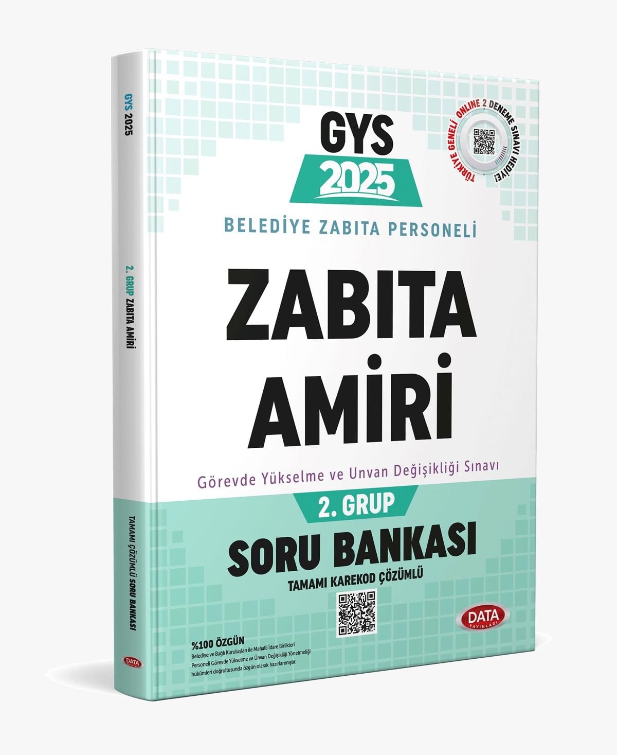Belediye Zabıta Personeli Zabıta Amiri 2. Grup Soru Bankası Data Yayınları