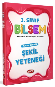 3. Sınıf Bilsem Tamamı Çözümlü Şekil Yeteneği Data Yayınları