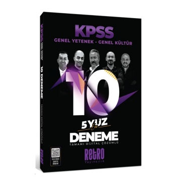 KPSS Genel Kültür Genel Yetenek 10 Deneme Retro Yayıncılık
