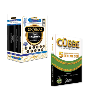 2026 Orijinal İdari Hakimlik Çıkmış Soru Bankası & Cübbe İdari Hakimlik 5 Çözümlü Deneme Seti Yetki Yayınları