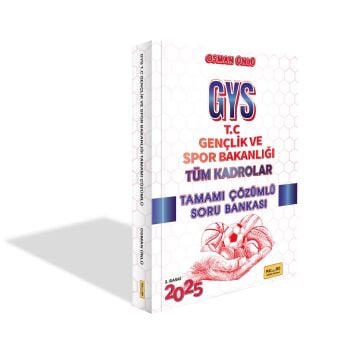 T.C. Gençlik ve Spor Bakanlığı Tüm Kadrolar GYS Tamamı Çözümlü Soru Bankası 2. Baskı 2025 Makro Yayınları