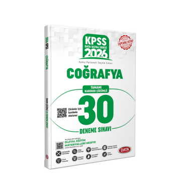 2026 KPSS Ultra Serisi Coğrafya 30 Deneme Sınavı Data Yayınları