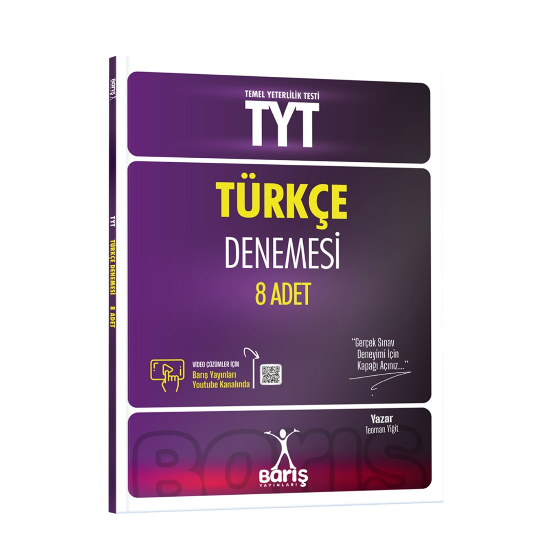 Barış Yayınları TYT Türkçe Denemesi 8 Adet