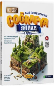 Coğrafya Gurmesi Yayınları TYT Coğrafya 1. Aşama Maarif Model Soru Bankası