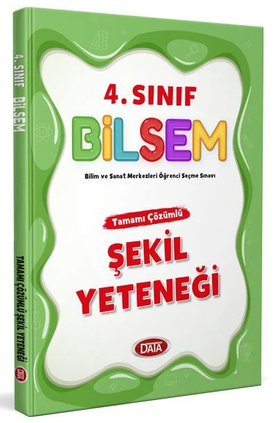 4. Sınıf Bilsem Tamamı Çözümlü Şekil Yeteneği Data Yayınları