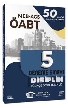 ÖABT MEB-AGS Türkçe Öğretmenliği Disiplin 5 Deneme Çözümlü - Ömür Güner Ömür Hoca Uzaktan Eğitim - İADESİZ