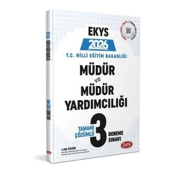 2026 MEB EKYS Müdür ve Müdür Yardımcılığı 3 Deneme Sınavı Data Yayınları