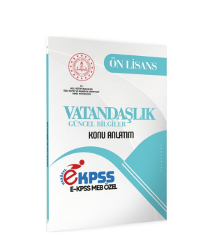 2026 MEB Özel EKPSS Önlisans-Ortaöğretim VATANDAŞLIK-Güncel Bilgiler Kitabı (A4 Boyut) İnformal Yayınları