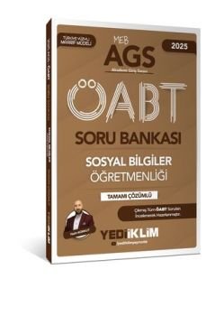 MEB AGS ÖABT Sosyal Bilgiler Öğretmenliği Tamamı Çözümlü Soru Bankası Yediiklim Yayınları
