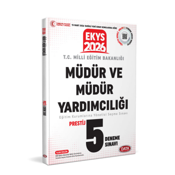 2026 MEB EKYS Müdür ve Müdür Yardımcılığı 5 Deneme Sınavı Data Yayınları