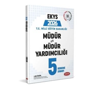 2026 MEB EKYS Müdür ve Müdür Yardımcılığı 5 Deneme Sınavı Data Yayınları