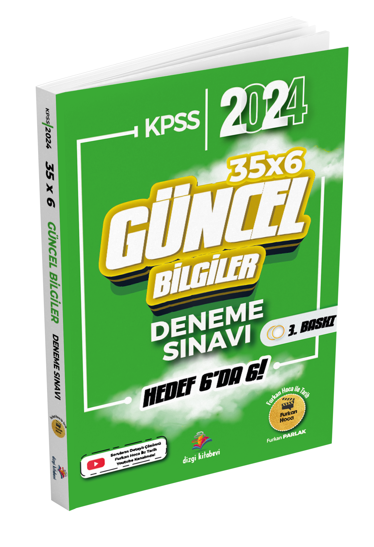 Dizgi Kitap Kpss ve Tüm Adaylar İçin Güncel Bilgiler 35 Deneme Sınavı 3. Baskı 2024