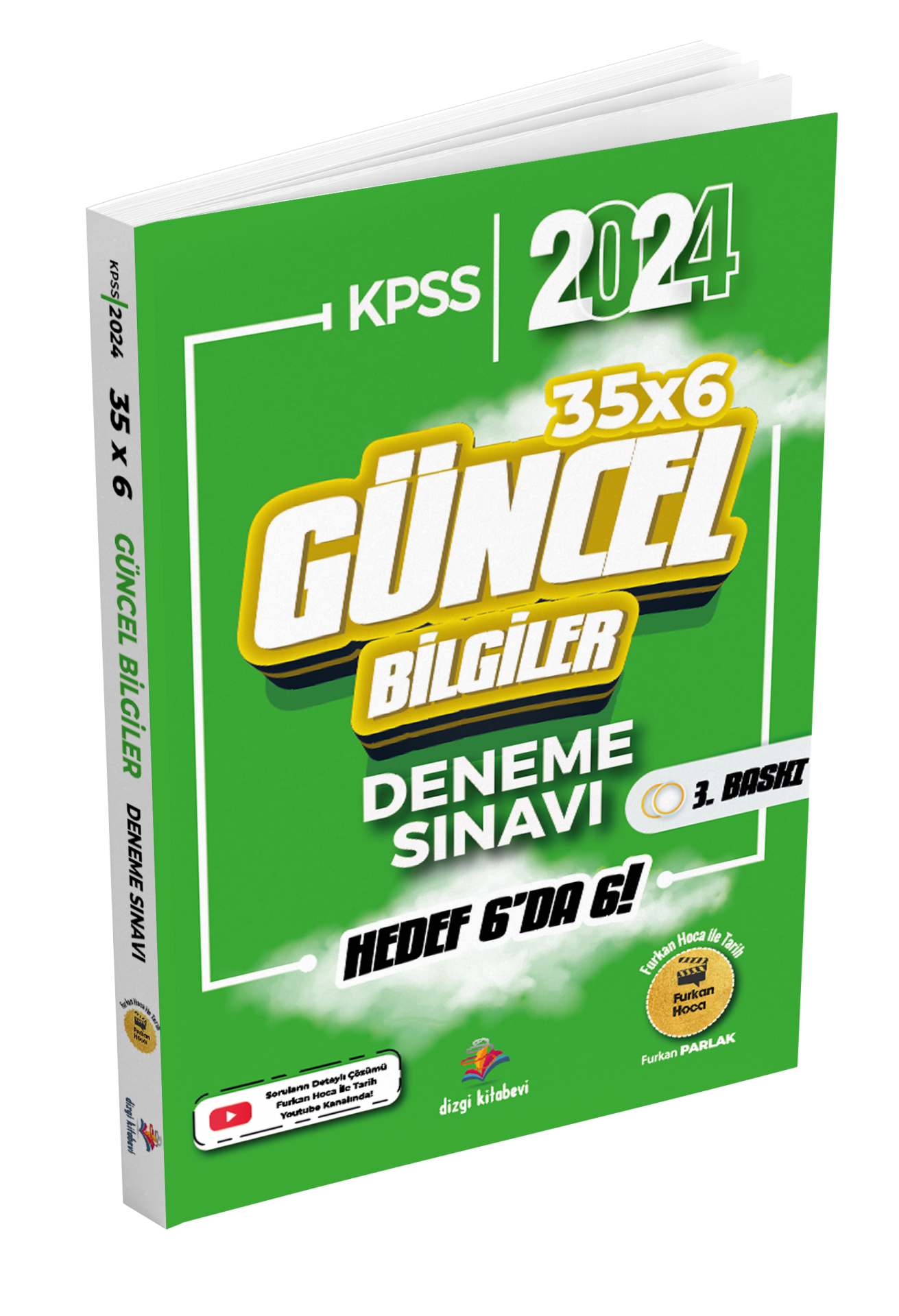 Dizgi Kitap Kpss ve Tüm Adaylar İçin Güncel Bilgiler 35 Deneme Sınavı 3. Baskı 2024