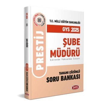 Milli Eğitim Bakanlığı Şube Müdürlüğü Prestij Tamamı Çözümlü GYS Soru Bankası Data Yayınları