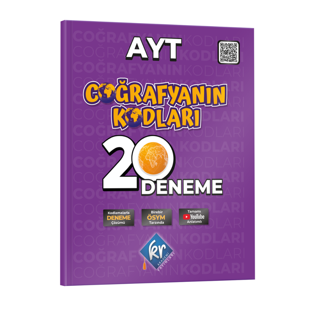 Coğrafyanın Kodları AYT Coğrafya Çözümlü 20 Deneme