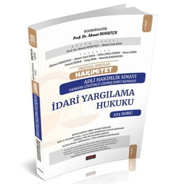 Savaş Yayınları Orijinal Sorular HAKİMİYET Adli Hakimlik İdari Yargılama Hukuku Çıkmış Soru Bankası