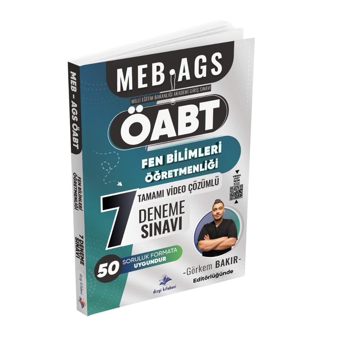Dizgi Kitap 2026 Meb Ags Fen Bilimleri Öğretmenliği  Tamamı Video Çözümlü Fasiküller Halinde 7 Deneme Sınavı Görkem Bakır
