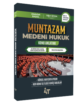 4T Yayınları Muntazam Medeni Hukuk Konu Anlatımı