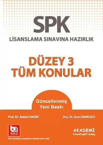 Akademi Eğitim SPK Düzey 3 Tüm Konular