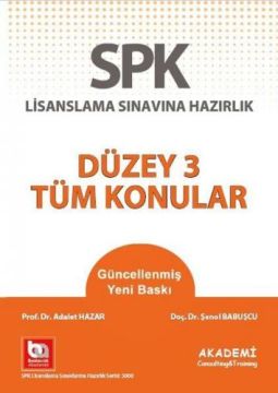 Akademi Eğitim SPK Düzey 3 Tüm Konular