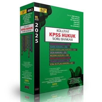 Külliyat KPSS Hukuk Soru Bankası Savaş Yayınları