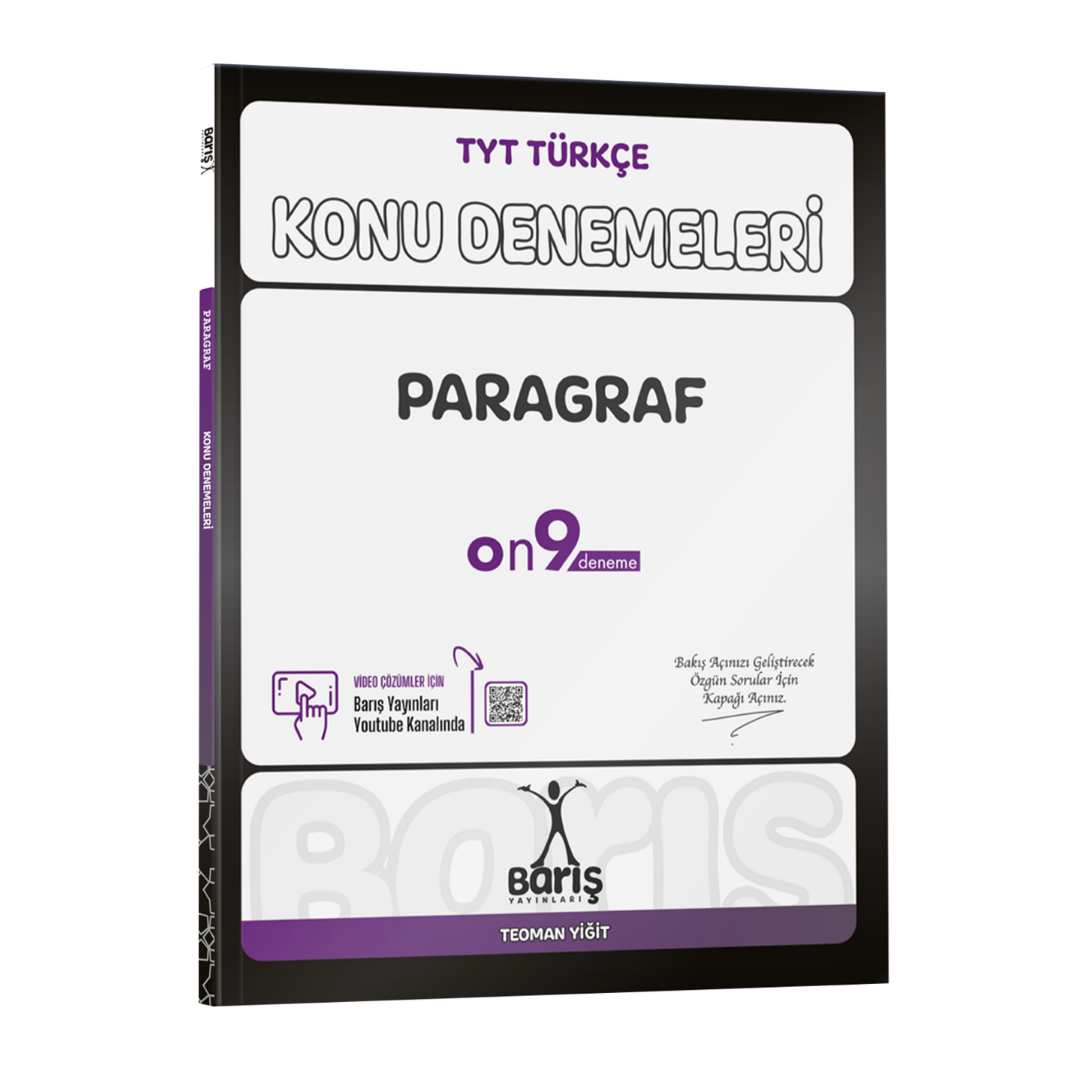 Barış Yayınları TYT Türkçe Paragraf Konu Denemeleri