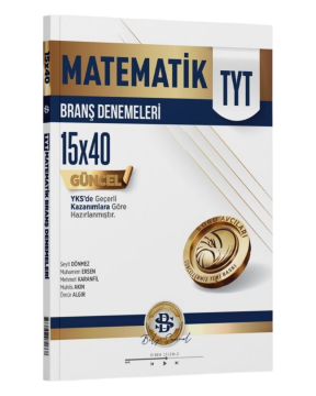 Bilgi Sarmal Yayınları TYT Matematik 15 x 40 Branş Denemeleri