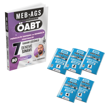 Dizgi Kitap 2025 Meb Ags ÖABT Psikolojik Danışma ve Rehberlik Öğretmenliği 7 Deneme Sınavı ve AGS Türkiye Geneli 5 Deneme Sınavı Seti