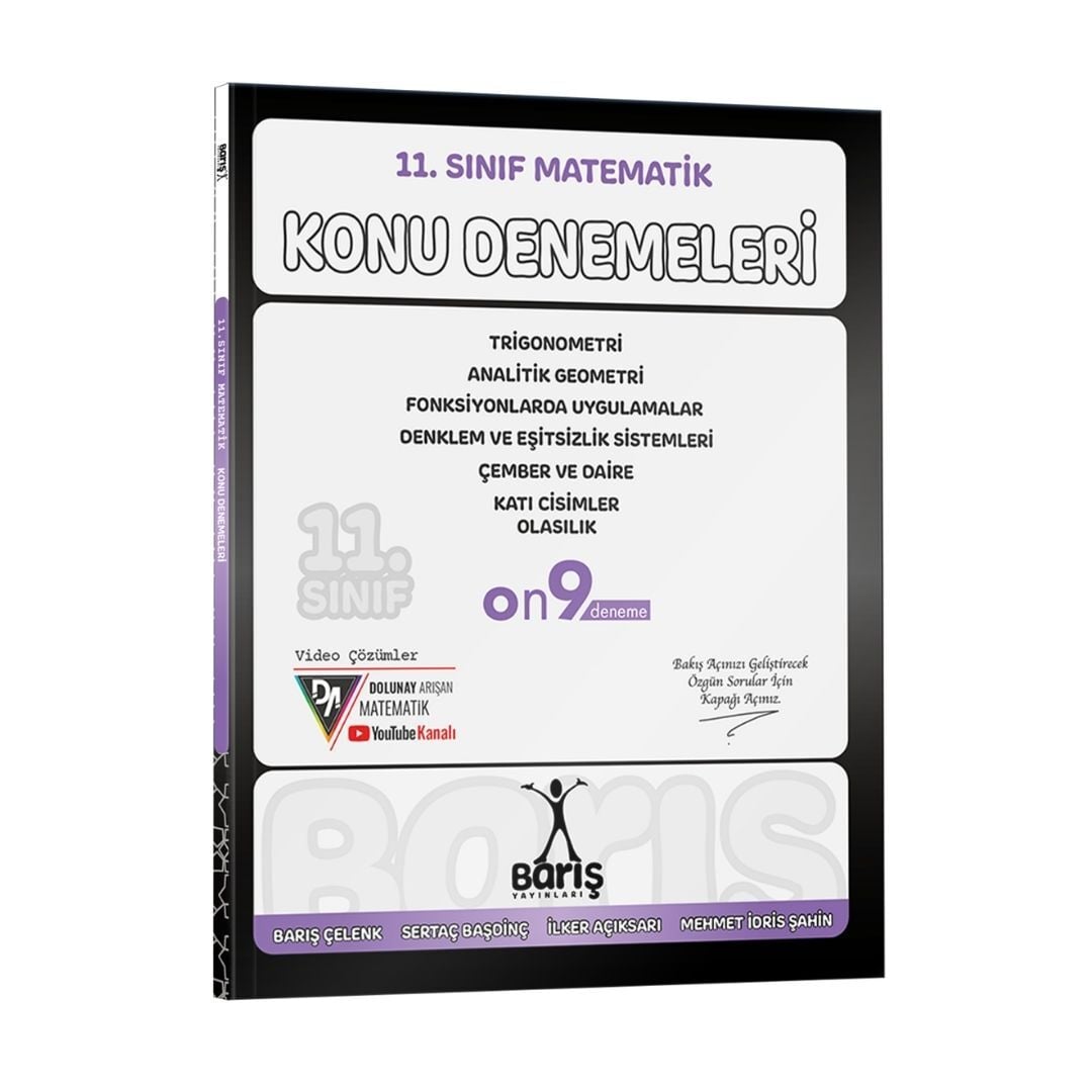 Barış Yayınları 11. Sınıf Matematik Konu Denemeleri