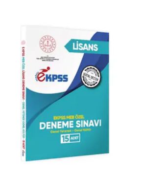 2026 MEB ÖZEL EKPSS Lisans 15li Deneme Fasikül Paketi (A4 Büyük Boyutlu Renkli Baskı) İnformal Yayınları