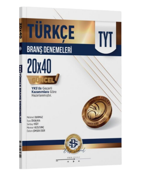 Bilgi Sarmal Yayınları TYT Türkçe 20 x 40 Branş Denemeleri