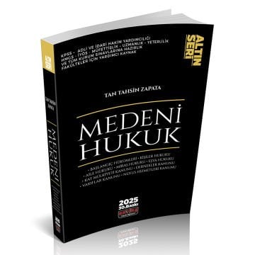 Medeni Hukuk Konu Anlatımı Savaş Yayınları
