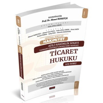 Savaş Yayınları Orijinal Sorular HAKİMİYET Adli Hakimlik Ticaret Hukuku Çıkmış Soru Bankası