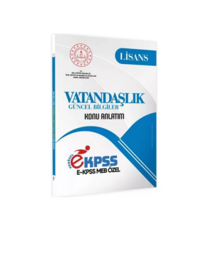 2026 MEB Özel EKPSS Lisans VATANDAŞLIK-ANAYASA Konu Anlatımı Kitabı (A4 Büyük Boyutlu) İnformal Yayınları