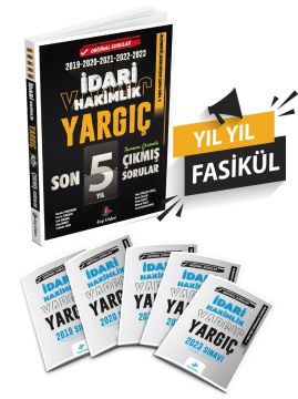 Dizgi Kitap 2024 Yargıç İdari Hakimlik Çözümlü Soru Bankası Seti ve Son 5 Yıl Çıkmış Sorular