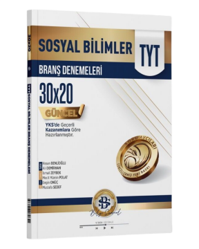 Bilgi Sarmal Yayınları TYT Sosyal Bilimler 30 x 20 Branş Denemeleri