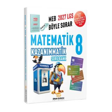 Sinan Kuzucu 2027 8. Sınıf LGS Matematik Kazanımmatik Soru Bankası Video Çözümlü