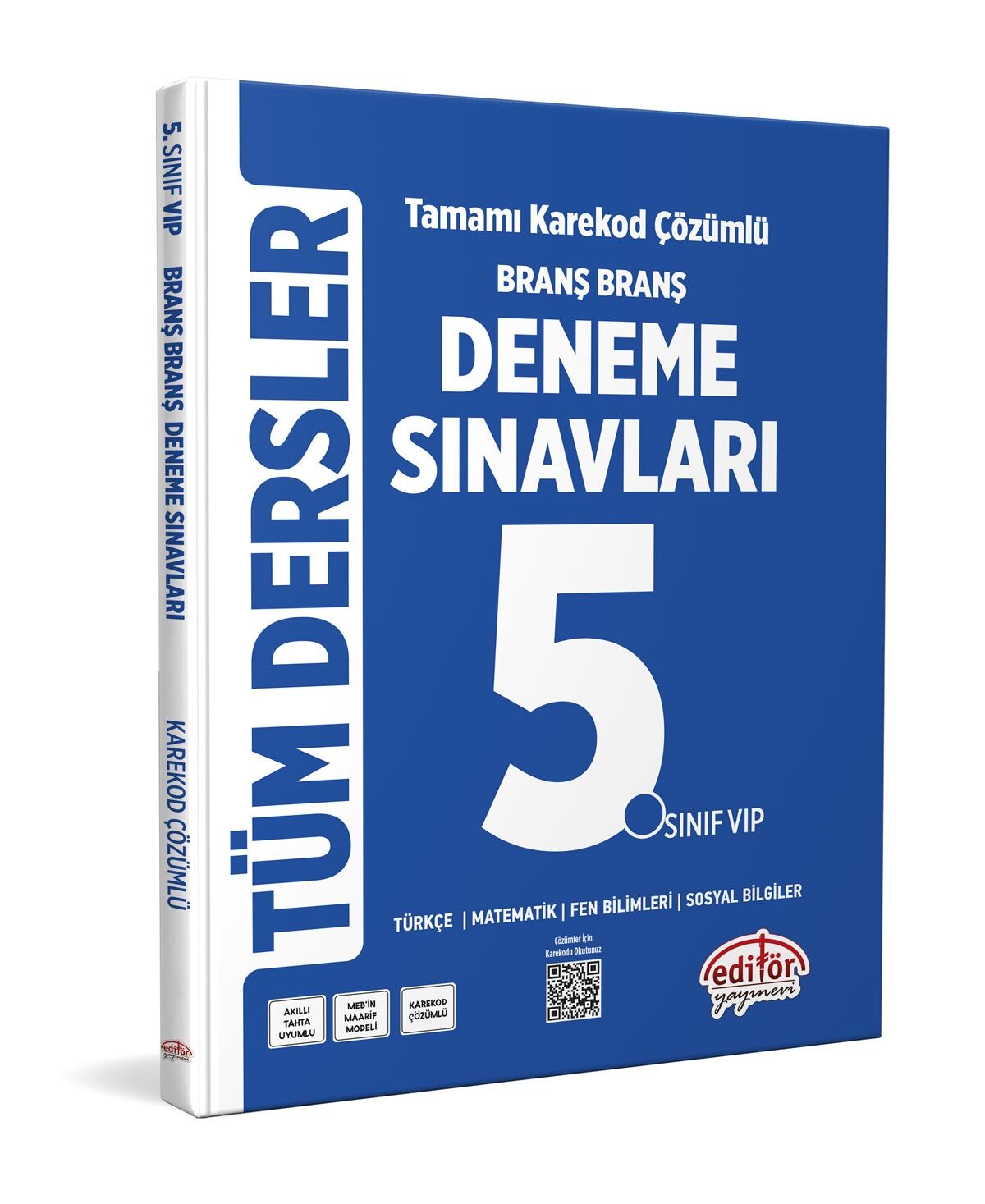 5. Sınıf Tüm Dersler Branş Branş Tamamı Çözümlü Deneme Sınavları Editör Yayınları