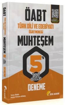 ÖABT Türk Dili ve Edebiyatı Muhteşem 5 Deneme Çözümlü - Yekta Özdil Özdil Akademi