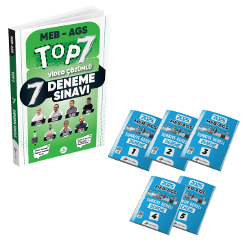 Dizgi Kitap Meb Ags TOP 7 Tamamı Video Çözümlü Fasiküller Halinde 7 Deneme ve Türkiye Geneli Tamamı PDF Çözümlü 5 Deneme Seti