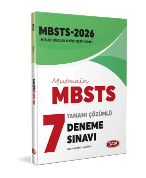 MBSTS Mütmain Tamamı Çözümlü 7 Deneme Sınavı Data Yayınları