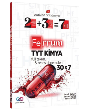 Orbital Yayınları TYT Kimya Ferrum 30 x 7 Branş Denemeleri