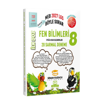 Sinan Kuzucu 2027 8. Sınıf LGS Fen Bilimleri İlk Doz Sarmal 20 Deneme Video Çözümlü